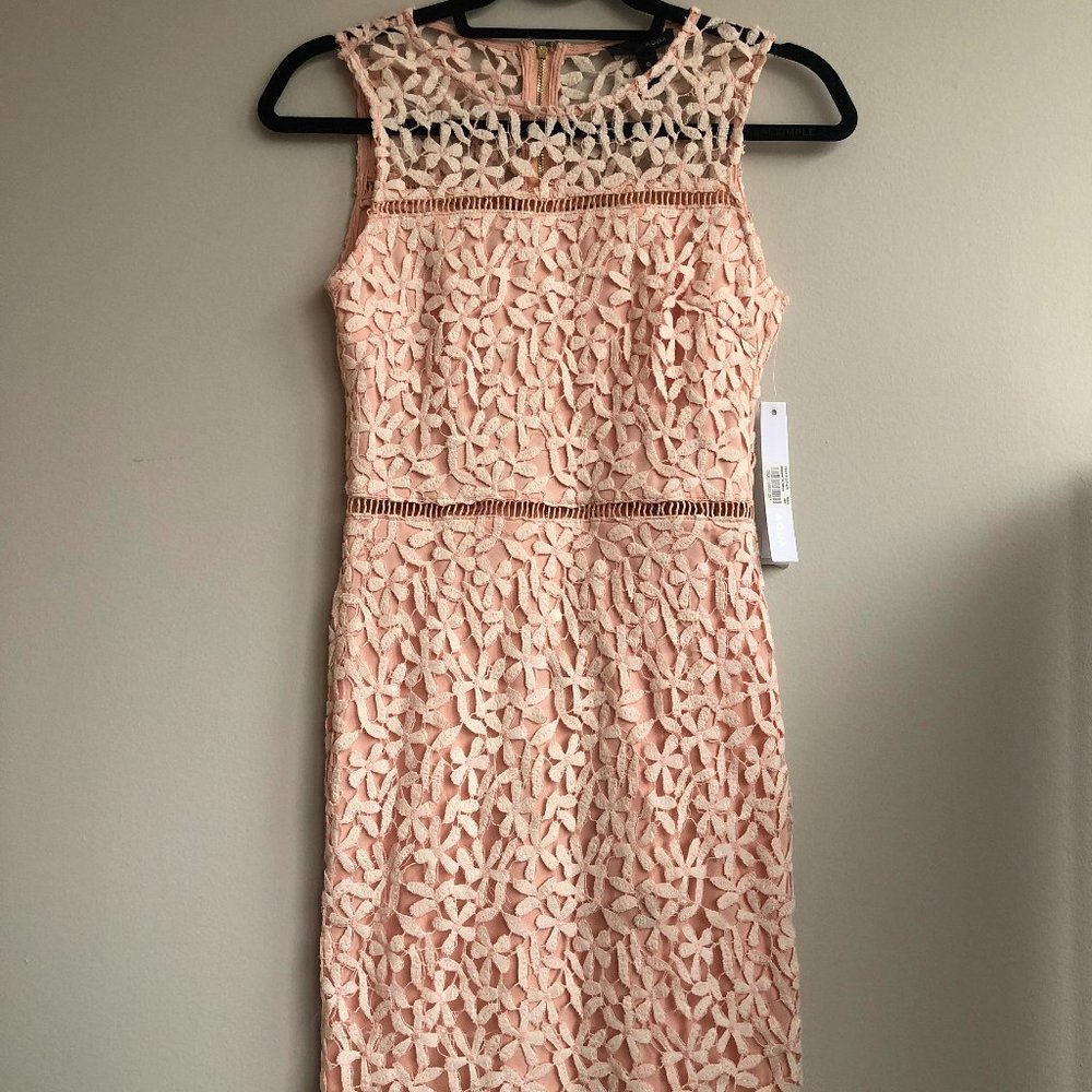 NWT Aqua Sleeveless Lace Dress